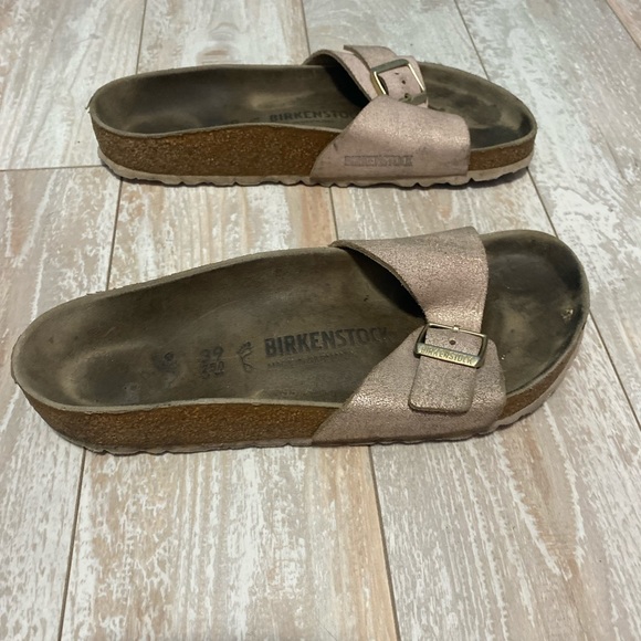 Birkenstock Madrid rose gold size 39